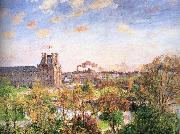 Camille Pissarro Spring garden under the sun France oil painting artist